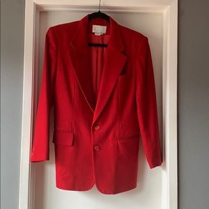 Vintage Red Blazer